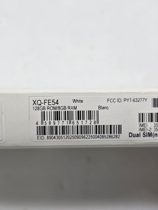 Sony Xperia 10 VII, 8gb ram, 128gb, White, SIGILAT