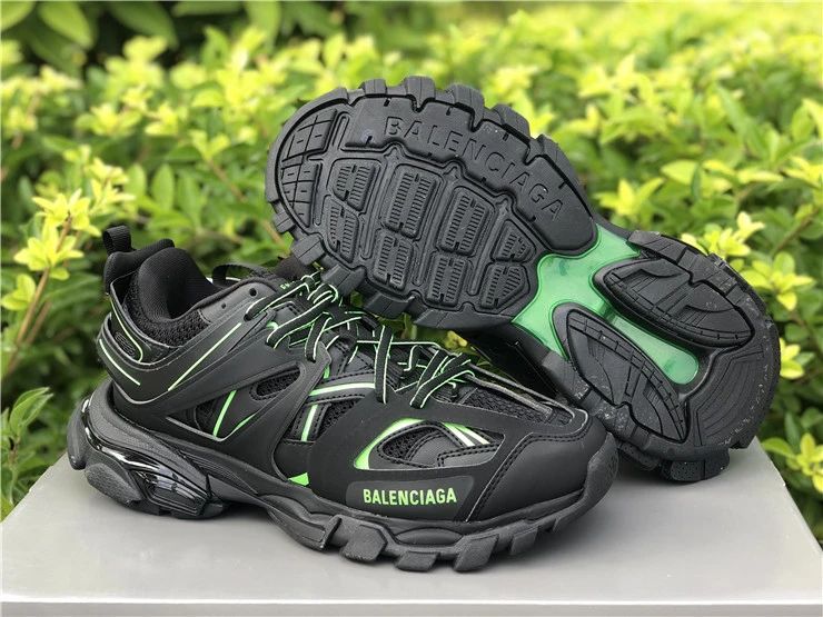 Balenciaga Track Sneaker "Black/Green"