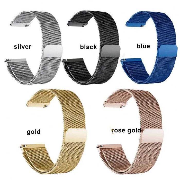 Curea milanese 20mm 22mm Samsung Galaxy Huawei Watch Amazfit Garmin