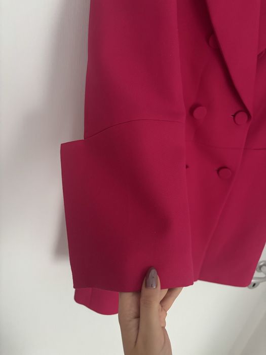 Sacou Massimo Sutti Studio roz fuchsia marime S