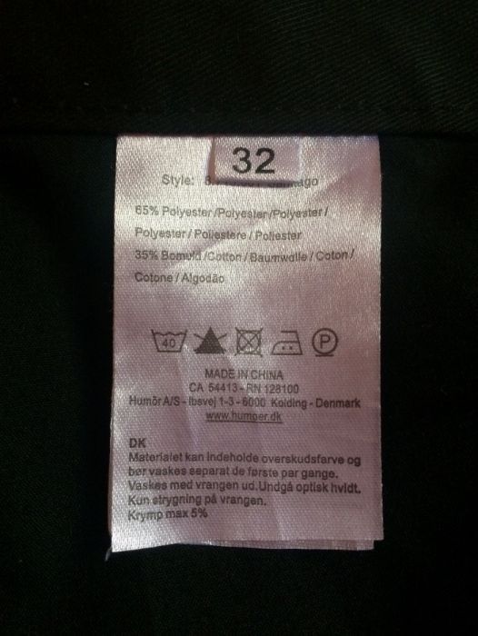 Pantaloni cu talie lasata Humor Santiago