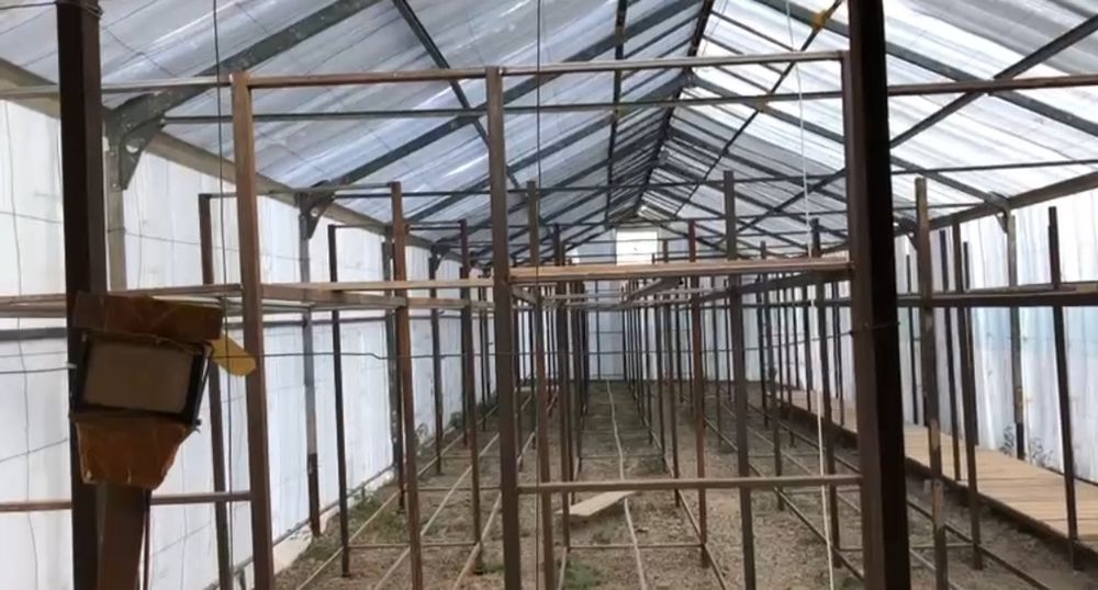 Теплица каркас 15х6,5м