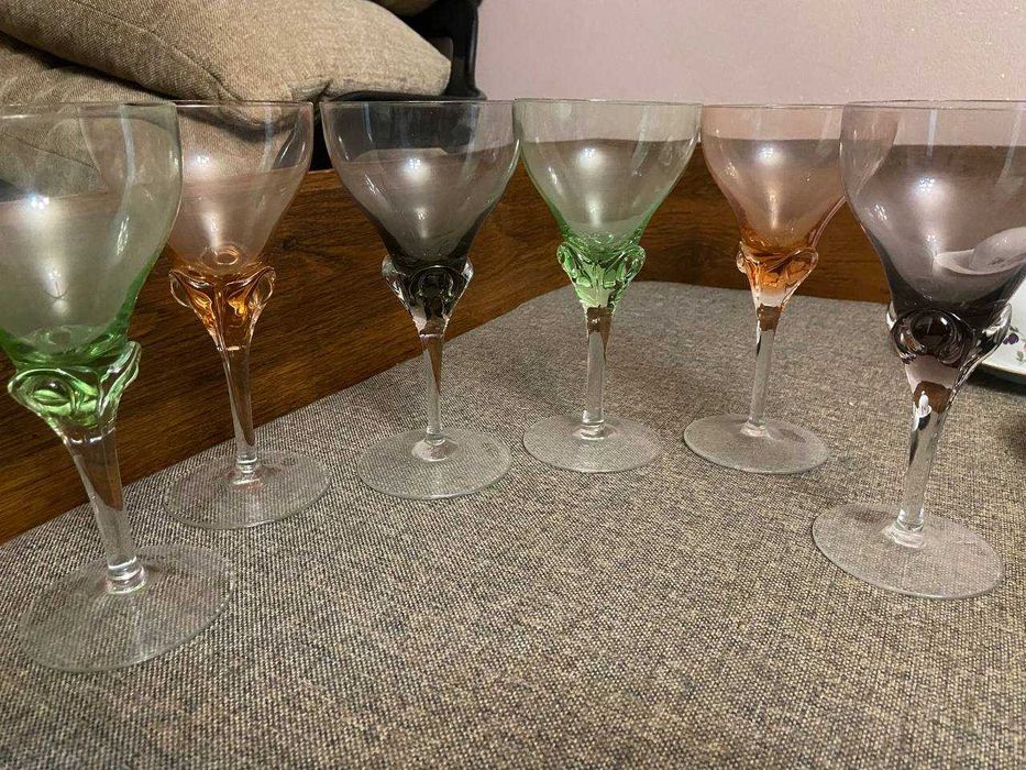 рюмки и фужеры богемское стекло