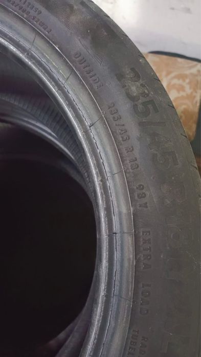 Продам шины R18 лето