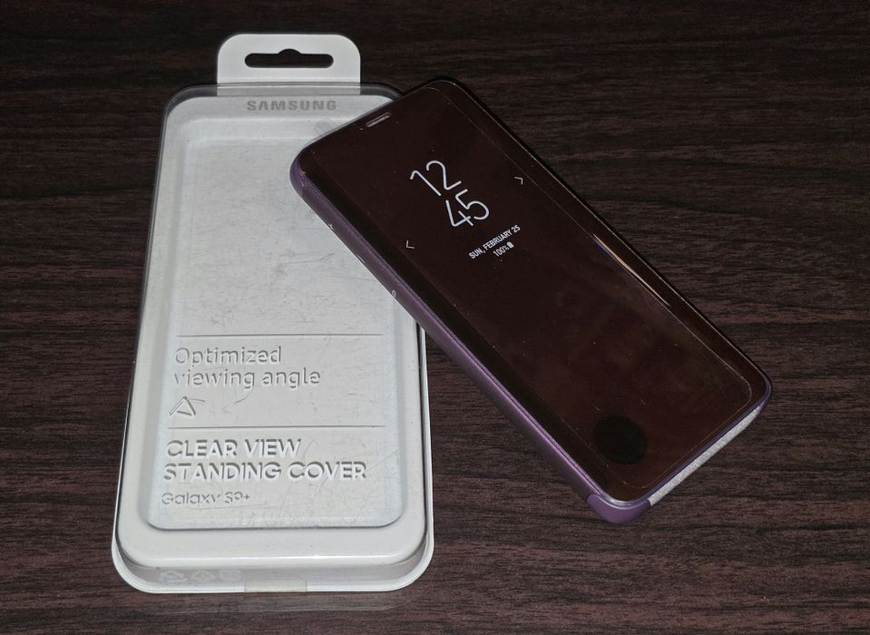 Husa flip smart activa originala Samsung Clear View Standing Cover Galaxy S9+ S9 Plus G965