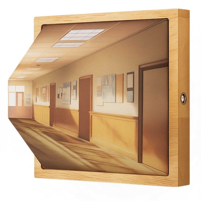 Lampa de veghe pentru perete/birou, 3D stereoscopica-efect holografic