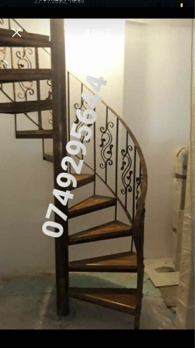 Scarii cu trepte de fag