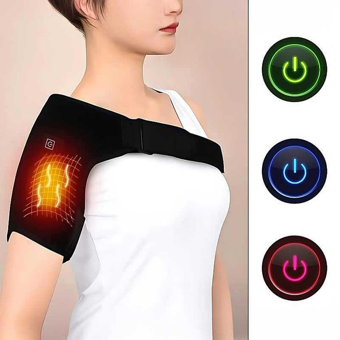 Ортеза за рамо с отопление – 3 нива на загряване, USB захранване