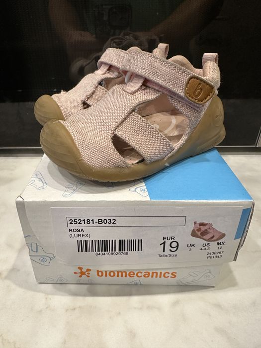 Детски / бебешки сандал обувки Biomecanics Canvas 19