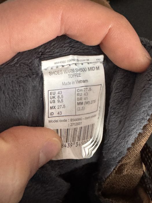 Мъжки обувки за планина Quechua 43 номер