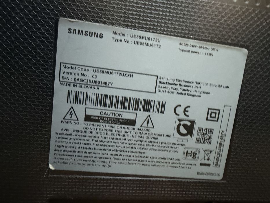 Samsung smart tv 4K 139 cm -1150 ron