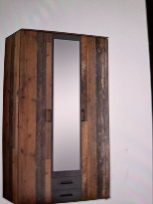 Гардероб с огледало, стил  Винтидж