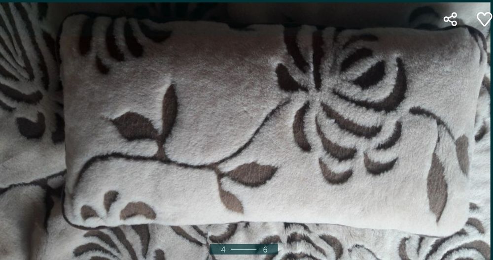 Висококачествени одеало и възглавница от камилска вълна. 
Оде