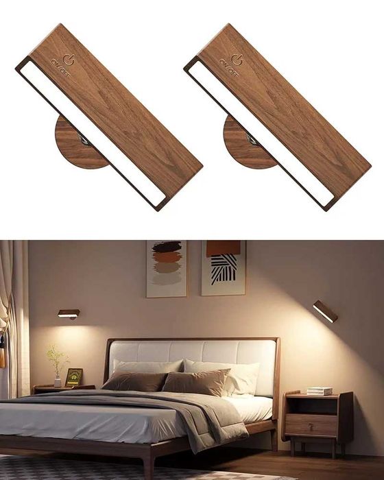 Lampă de perete modernă fără fir, reîncărcabilă și magnetica