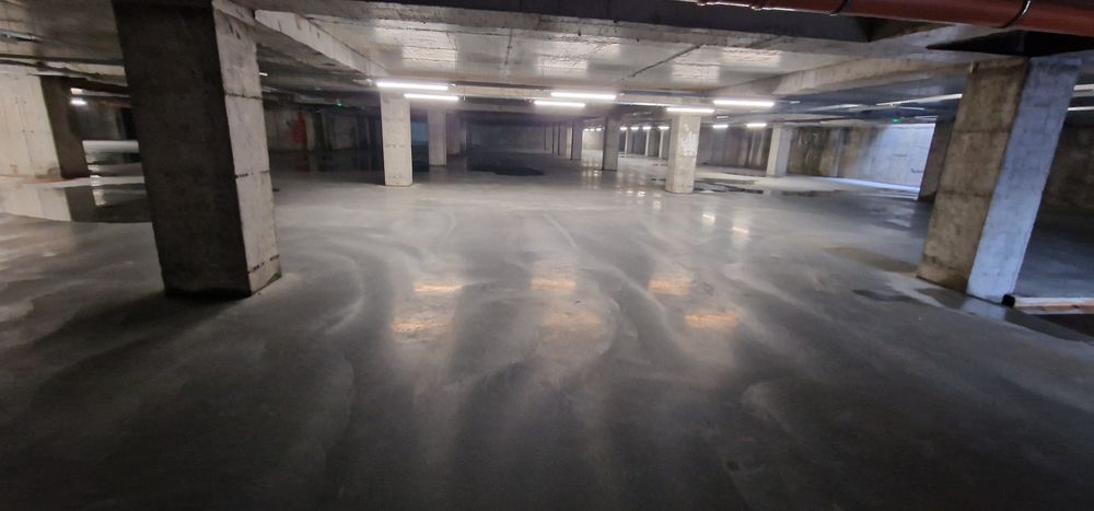 Turnare Beton finisat mecanic cu elicopter si Cuart, șapa din beton