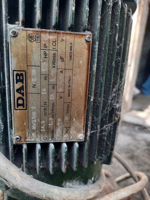 Vand  pompa  DAB kV 1.0/8T    _CP40/20300T
