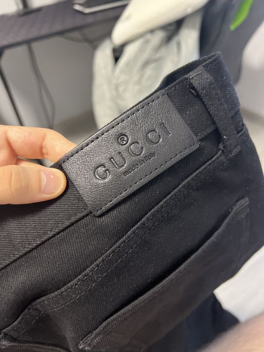Blugi gucci horsebit denim jeans