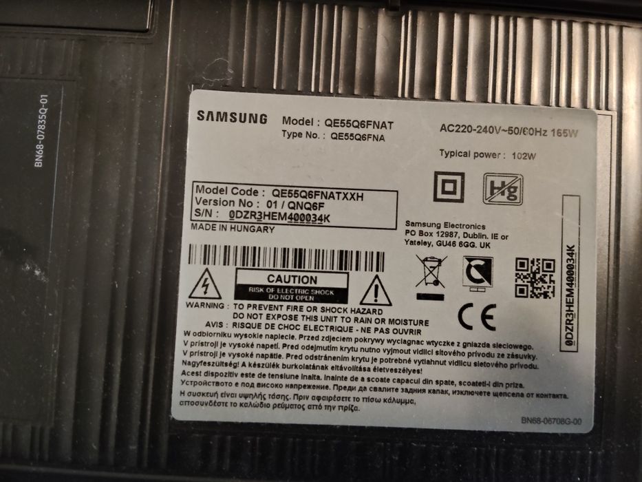 Samsung qled uhd 55"