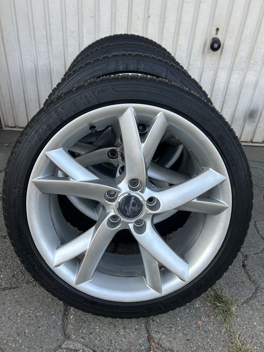 Jante aliaj 5x112mm, anvelope iarna 235/40 R18, Audi, VW, Seat, Skoda, Mercedes
