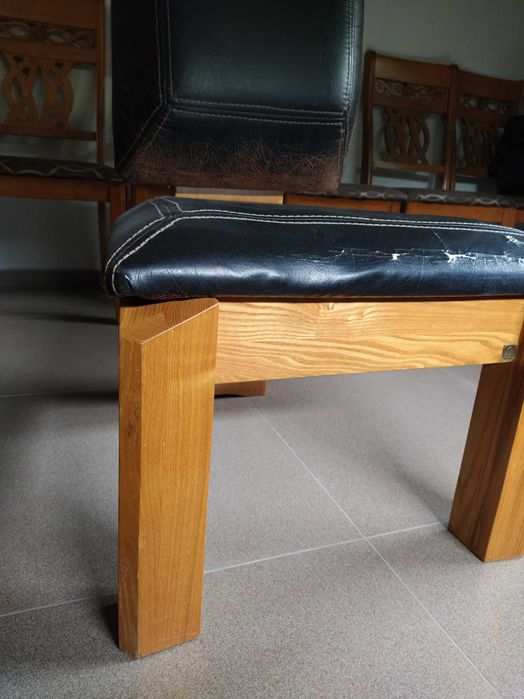 Стул (Массив/Кожа)