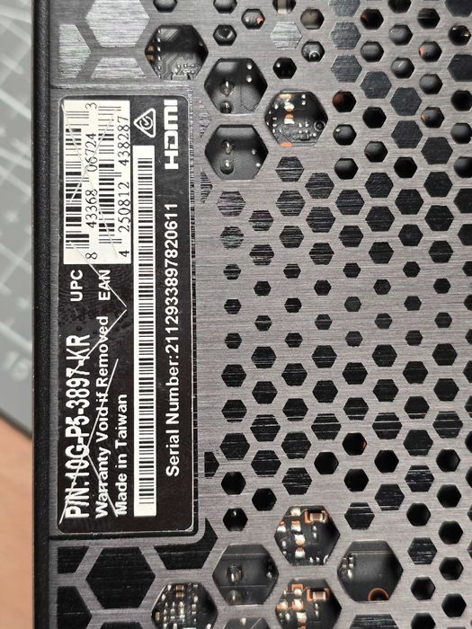 RTX 3080 EVGA FTW3 Ultra 10GB GDDR6X – Gaming / 4K / DLSS