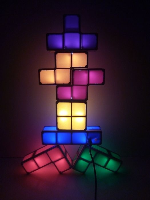 TETRIS, lampa de veghe