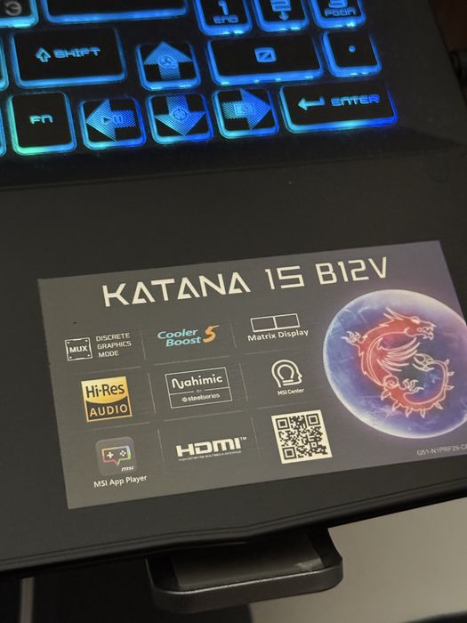 MSI Katana 15 b12v RTX4070