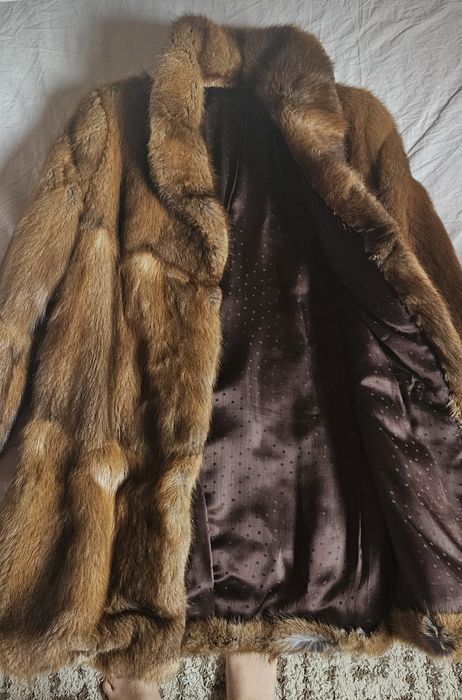 Haina de blana naturala vizon