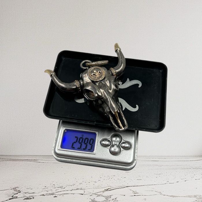 Сребърна висулка bloom бик