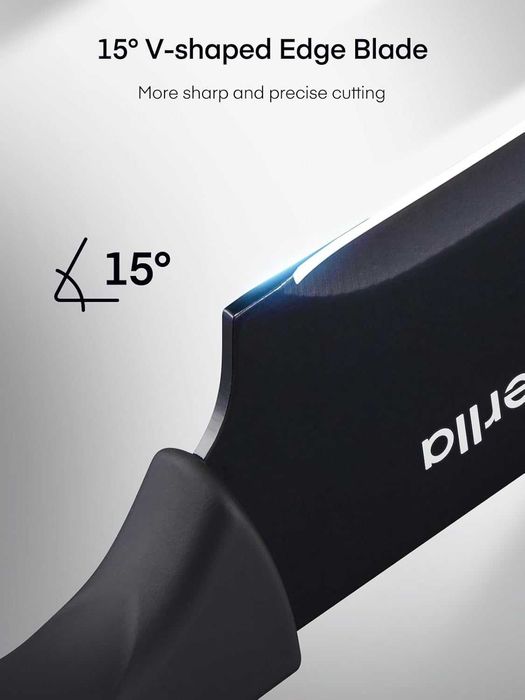 Комплект ножове D.Perlla, 16бр от високовъглеродна неръждаема стомана