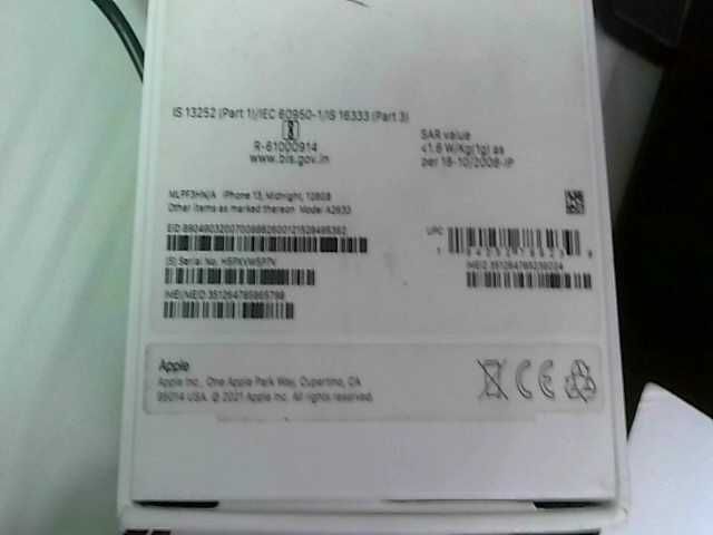 Apple iPhone 13 Память: 128 Gb