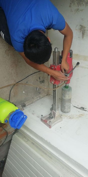 Алмазное сверление  бурение , сверление отверстии в граните , мрамор