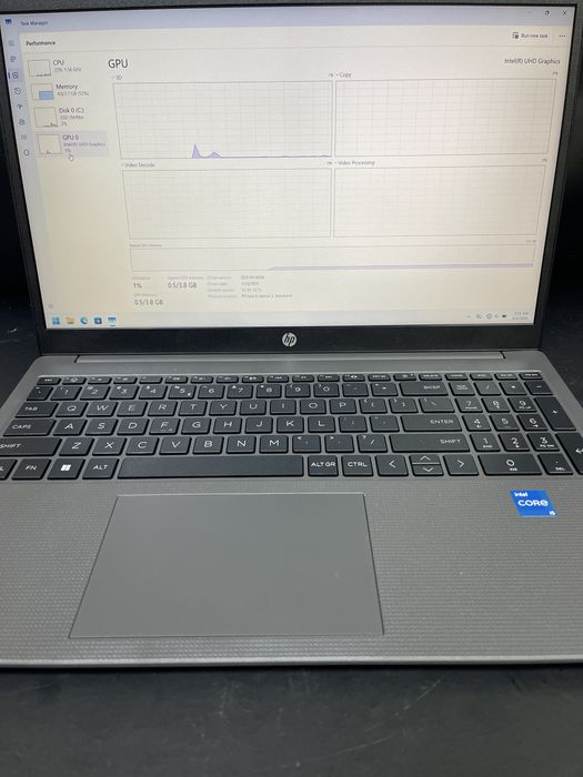 Laptop Hp 250 G10 / intel i5 1334u / 512GB ssd / 8GB RAM / #49277
