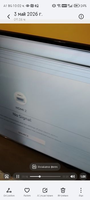 Телевизор samsung 50 led за части