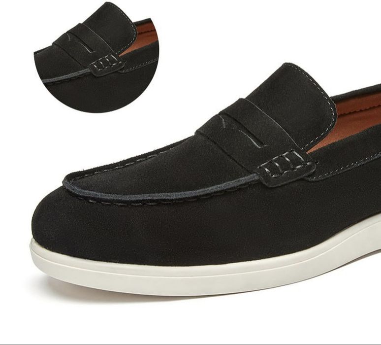 Черные лоферы (туфли)