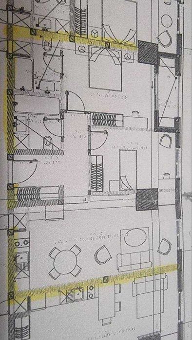 Modera Towers, 3 комнаты, 75,5 м², вид на Шота Руставели