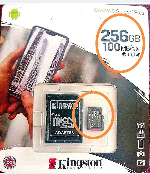 256 gb card Kingston sigilat