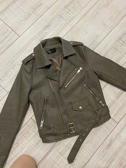 Кожаная куртка косуха, S размер