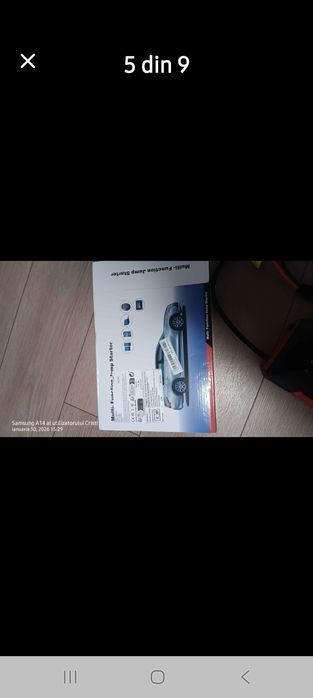 Starter auto 4in1 , starter , compresor, lanterna,  incare telefon