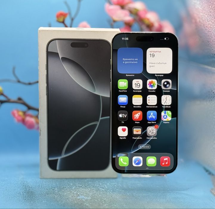 ПЕРФЕКТЕН!!! Apple iPhone 16 Pro Max, 256GB, 5G, White Titanium