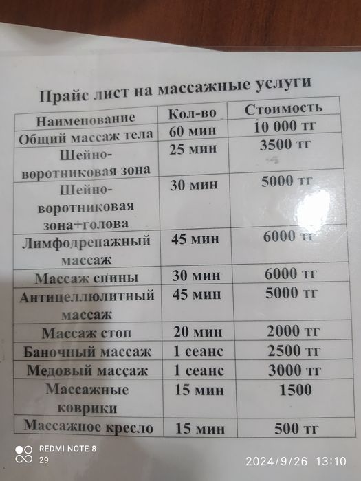 Профессиональный массаж