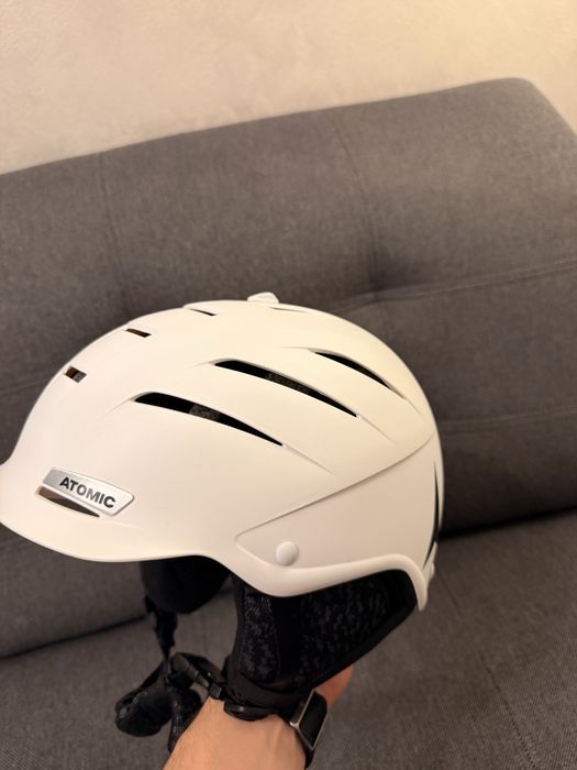 Cască schi Atomic Nomad albă mărimea S (53–56 cm)