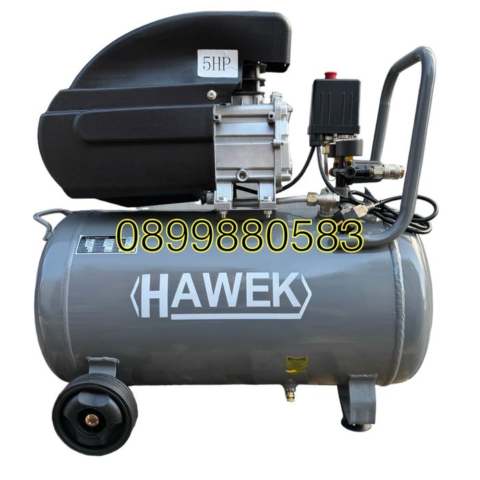 Компресор бутален за въздух 50л Hawek