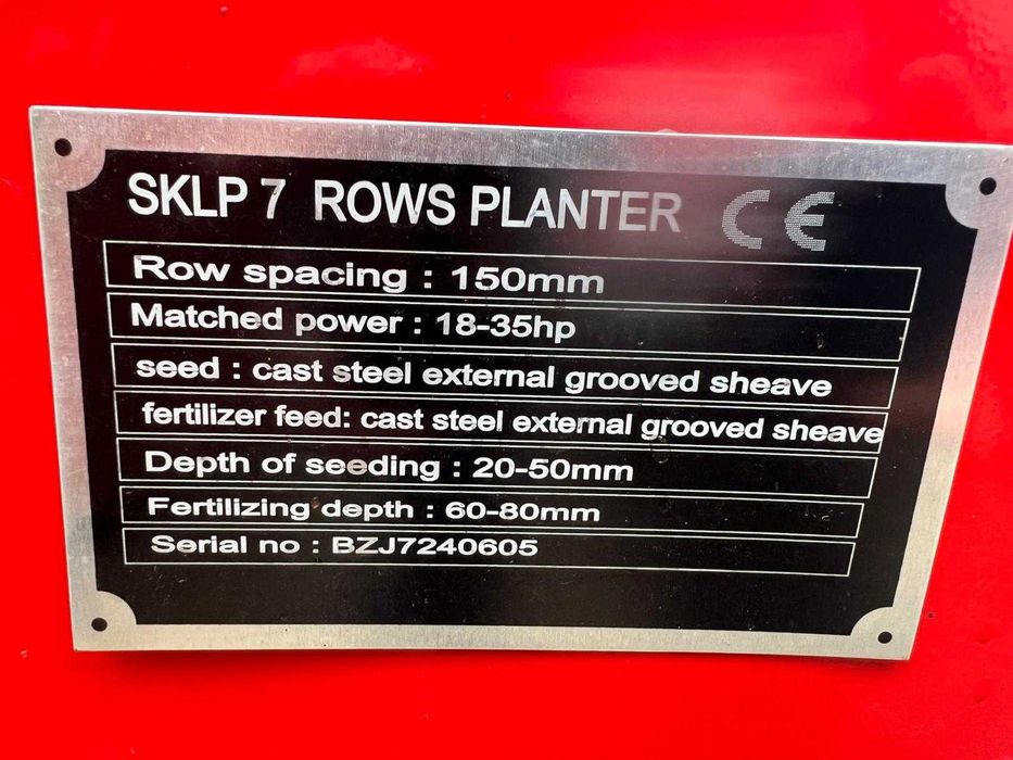 SKLP сеялки за слама/семена -  1 м , 7 реда (нова)