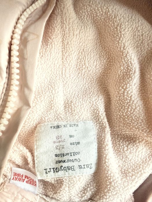 Комбинезон зимний для девочек zara