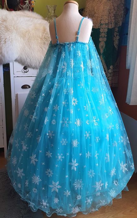 Rochie de printesa Elsa varsta 9 ani marimea 134 produs Nou