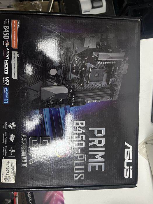 Матертнская плата ASUS B450 PLUS