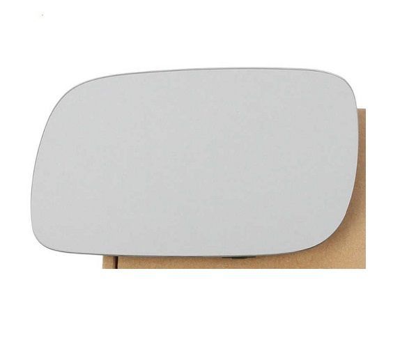 Geam oglinda exterioara cu suport fixare VW Touareg (7l), 10.2002-12.2006, partea Stanga, incalzit; sticla convexa; geam cromat, Aftermarket