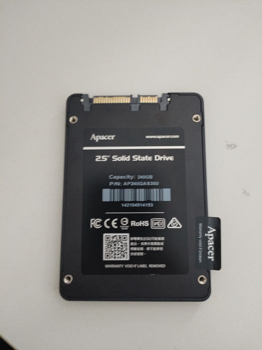 Продам SSD на 240гб от Apacer