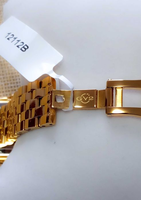 Ceas GV2 by Gevril  12112B Milan Swiss Quartz  Diamond – Femei